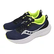 Saucony 索康尼 慢跑鞋 Lancer Run 男鞋 藍 銀 入門款 緩震 訓練 S21048102 26.5cm NAVY/CITRON