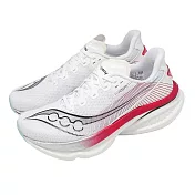 Saucony 索康尼 競速跑鞋 Endorphin Azura 男鞋 白 紅 緩震 推進 慢跑鞋 S21070105 28.5cm WHITE/SALSA