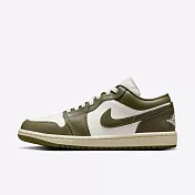 Nike 耐吉 WMNS Air Jordan 1 Low [DC0774-122] 女 運動休閒鞋 低筒 AJ1 綠米 22.5cm 綠/米