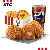 (電子票) 肯德基 2塊咔啦脆雞脆薯蛋撻套餐 喜客券【受託代銷】