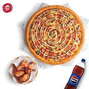 (電子票) 必勝客 九吋鬆厚比薩BBQ烤雞套餐 喜客券【受託代銷】