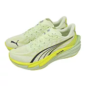 Puma 慢跑鞋 Deviate Nitro 4 Wns 女鞋 黃 氮氣中底 碳板 運動鞋 312124-04 23cm GREEN/BLACK