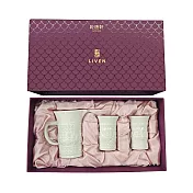 《乾唐軒活瓷》 唯握雙贏酒器 / 一壺+二杯 / 2色 雪花白