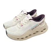 Skechers 慢跑鞋 Max Cushioning Glide Slip-Ins 女鞋 米色 129400NAT 23cm NATURAL