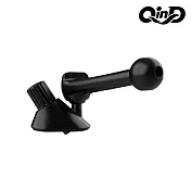 QinD 車用除霧風口勾式迫擊炮支架-通用球頭(17mm) -黑色