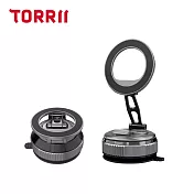 【TORRII】360真空吸盤手機支架M2 鈦灰