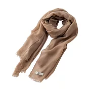 St. KARA尼泊爾手工100%喀什米爾羊絨圍巾/ 經典駝