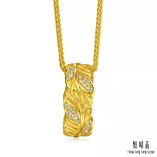 【點睛品】愛情密語 愛的羽跡 鑽石黃金項鍊