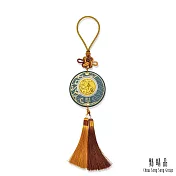 【點睛品】平安 黃金金片掛飾