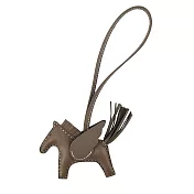 Hermes 愛馬仕 Rodeo PM小羊皮限量小飛馬吊飾- 小/灰褐