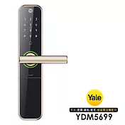 Yale 耶魯 YDM5699藍芽四合一智能電子鎖 2色任選(附基本安裝) 香檳金