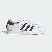 Adidas Superstar [ID4685] 男女 休閒鞋 運動 經典 復古 貝殼頭 丹寧 皮革 奶油底 百搭 白 28cm 白/黑
