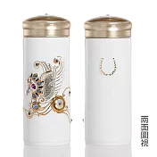 《乾唐軒活瓷》 馬年限定杯 | 吉星皇家飛馬隨身杯/ 大 / 雙層 / 水晶 / 2色 330ml 無 雪白描金
