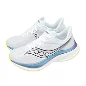 Saucony 索康尼 競速跑鞋 Endorphin Speed 5 男鞋 白 黑 藍 緩震 慢跑鞋 S2100795 25cm WHITE/NIGHTSKY BLANC