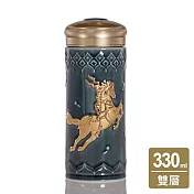 《乾唐軒活瓷》 新品上市 | 皇家天馬隨身杯 / 大 / 雙層 / 鎏金 / 2色 330ml 無 寶石藍鎏金
