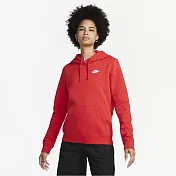 NIKE AS W NSW CLUB FLC STD PO HDY 女 連帽上衣 DQ5794657 2XL 紅色