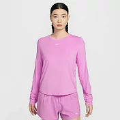 NIKE AS W NK ONE CLASSIC DF LS TOP 女 長袖上衣 FN2802503 L 粉紅色