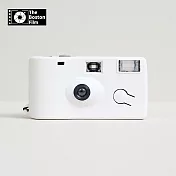 【The Boston Film 波士頓】Fun Camera 輕拍潮影 一次性帶閃光底片相機 即可拍 (貝殼白)  貝殼白