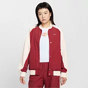 NIKE AS W NSW HBR VARSITY JKT 女 休閒外套 IF0333613 L 紅色
