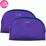 LA MER 海洋拉娜 煥采紫貝殼化妝包*2(公司貨)