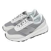 New Balance NB 休閒鞋 370 男鞋 女鞋 灰 白 拼接 復古 運動鞋 U3705H3-D 23cm GREY/WHITE