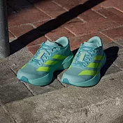 adidas 愛迪達 慢跑鞋 Adizero Evo SL W 女鞋 水藍 緩震 運動鞋 愛迪達 25cm BLUE/GREEN