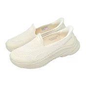 Skechers 健走鞋 Go Walk 8 Slip-Ins 女鞋 米 緩衝 懶人鞋 休閒鞋 125942WNAT 23cm NATURAL