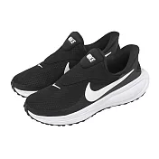 Nike 慢跑鞋 Wmns Revolution 8 EasyOn 女鞋 黑 白 無鞋帶 套入式 運動鞋 23cm BLACK/WHITE