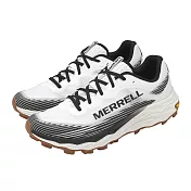 Merrell 越野跑鞋 Agility Peak 6 男鞋 白 黑 膠底 黃金大底 戶外 ML00004895 26cm WHITE/BLACK