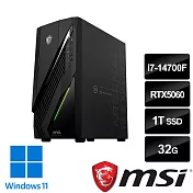 msi微星 Infinite E1 14NVL7-220TW RTX5060 電競桌機 (i7-14700F/32G/1T SSD/RTX5060-8G/Win11)