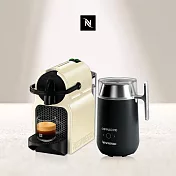 【Nespresso】膠囊咖啡機 Inissia 香草黃 Barista咖啡大師調理機 組合