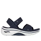 Skechers Go Walk Arch Fit 2.0 Sandal [140878NVY] 女 運動休閒涼鞋 深藍 23cm 深藍/白