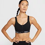 NIKE 運動內衣 女 AS W NK INDY HS ZIP BRA HQ2752010 XS 黑色