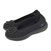 Skechers 健走鞋 On-The-Go Flex Radiant 女鞋 黑 芭蕾鞋 休閒鞋 138451BBK 22.5cm BLACK