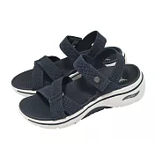 Skechers 涼鞋 Go Walk Arch Fit 2.0 Sandal 女鞋 藍 白 聯名 140878NVY 22cm NAVY/WHITE