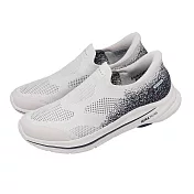 Skechers 健走鞋 Go Walk 8 Slip-Ins 男鞋 米白 藍 套入式 緩震 216784WNV 26cm WHITE/NAVY