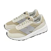 New Balance NB 休閒鞋 370 男鞋 女鞋 米 銀 麂皮 復古 拼接 紐巴倫 U370953-D 23cm BEIGE/SILVER