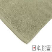 【日本桃雪】輕奢飯店風抑菌防臭快乾浴墊 (茶綠)  | 鈴木太太公司貨