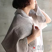 【日本桃雪】SEK抗菌防臭檜木鬆餅紋迷你浴巾 (炭灰) | 鈴木太太公司貨