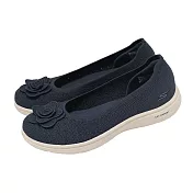 Skechers 健走鞋 On-The-Go Flex Radiant 女鞋 藍米 芭蕾鞋 休閒鞋 138451NVY 22.5cm NAVY