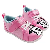 台灣製米奇米妮寶寶鞋 (D138) 台灣製童鞋 迪士尼童鞋 小童鞋 童鞋 寶寶鞋 男童鞋 嬰幼鞋 卡通童鞋 米奇米妮 學步鞋 休閒鞋 嬰兒鞋 布鞋 DISNEY 米奇 13cm 粉紅色米妮款