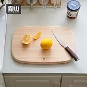 【日本霜山】長方形圓角天然檜木砧板