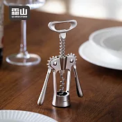 【日本霜山】鋅合金雙翼螺旋式紅酒開瓶器
