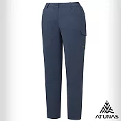【ATUNAS 歐都納】女款防曬輕量彈性長褲/大尺碼A1PAGZ03W- S 深藍