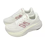 New Balance NB 慢跑鞋 Fresh Foam X More V6 D 寬楦 女鞋 白 粉 緩震 WMOR3YI-D 23.5cm WHITE/PINK