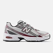 New Balance 紐巴倫 740 [U740RD2] 男女 運動休閒鞋 復古鞋 舒適 透氣 穿搭 酒紅 銀白 22.5cm 白/酒紅