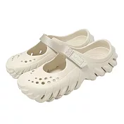 Crocs 洞洞鞋 Echo Mary Jane Clog 女鞋 米 波波瑪麗珍克駱格 厚底 2119962MD 22cm SUMMIT WHITE