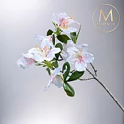 【Floral M】居家好運顏值雙收仿真花花材(1入組)- 高雅白
