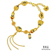 【點睛品】婚慶八寶 黃金手鍊_計價黃金