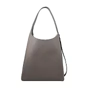 TORY BURCH Romy Hobo 荔枝紋肩背包(中)- 橡木灰